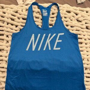 Blue Nike Racerback Tank size L